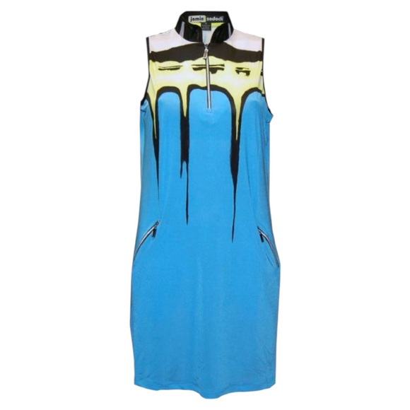 Jamie Sadock Size M Golf Dress Blue - Picture 1 of 12